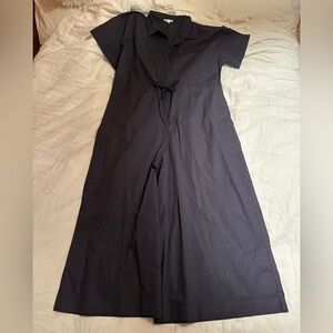 EILEEN FISHER Dark Navy Wide Leg Jumpsuit